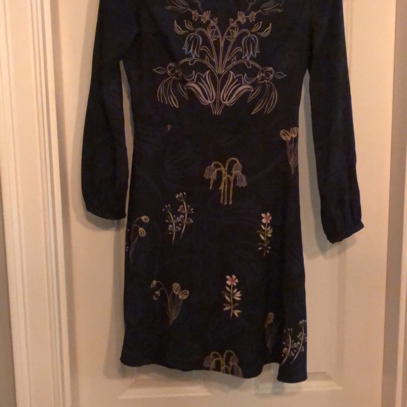 Ann Taylor Loft long sleeve floral dress. 2 Petite - Picture 3 of 13